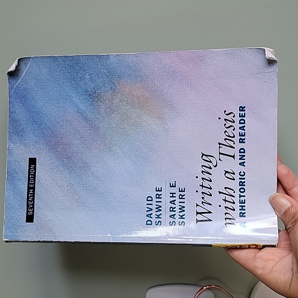 Writing with a Thesis a Rhetoric and Reader